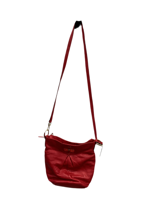 Handbag By B. Makowsky In Red, Size:Medium