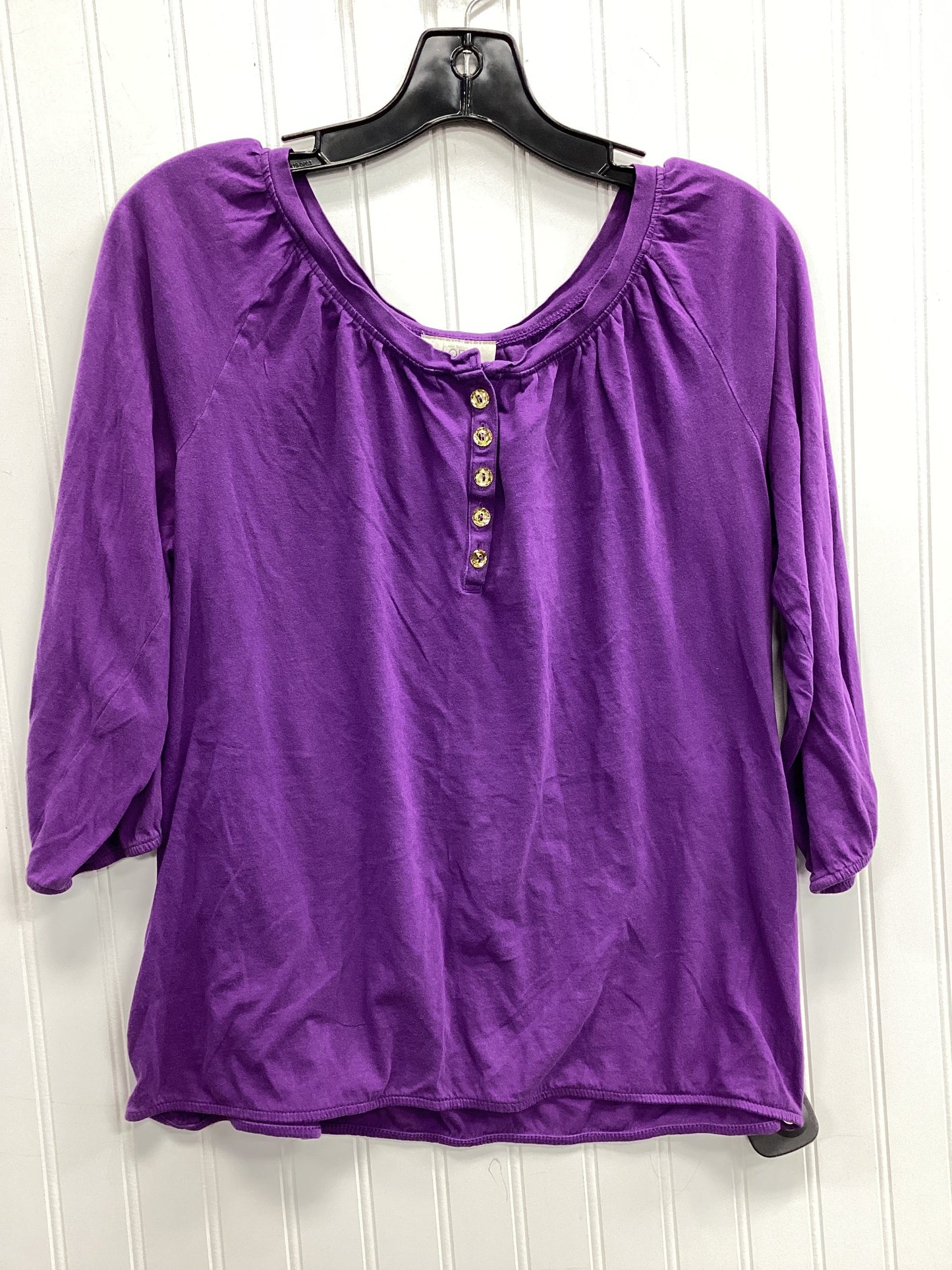 Top Ls By Loft In Purple, Size:M