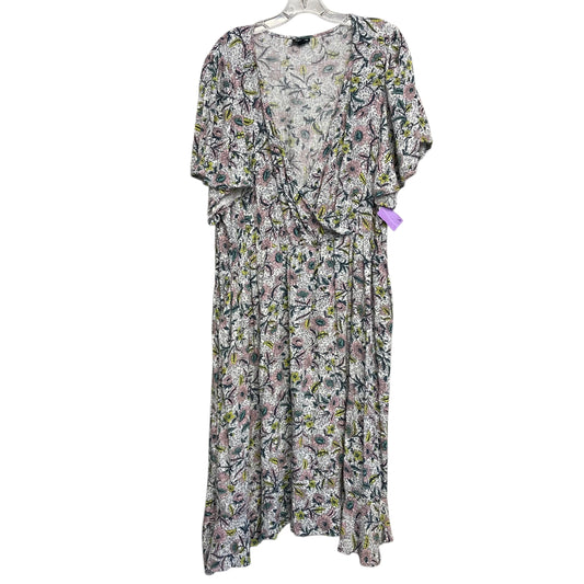 Dress Casual Midi By Torrid In Floral Print, Size:4X