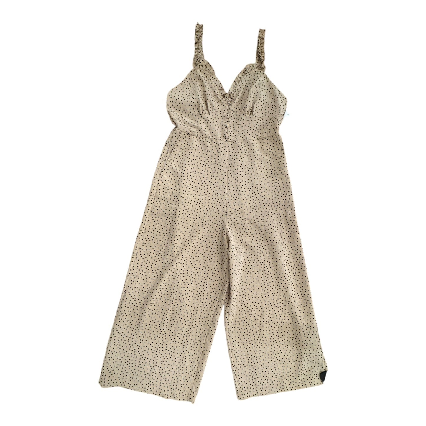 Jumpsuit By Top Shop In Polkadot Pattern, Size:S