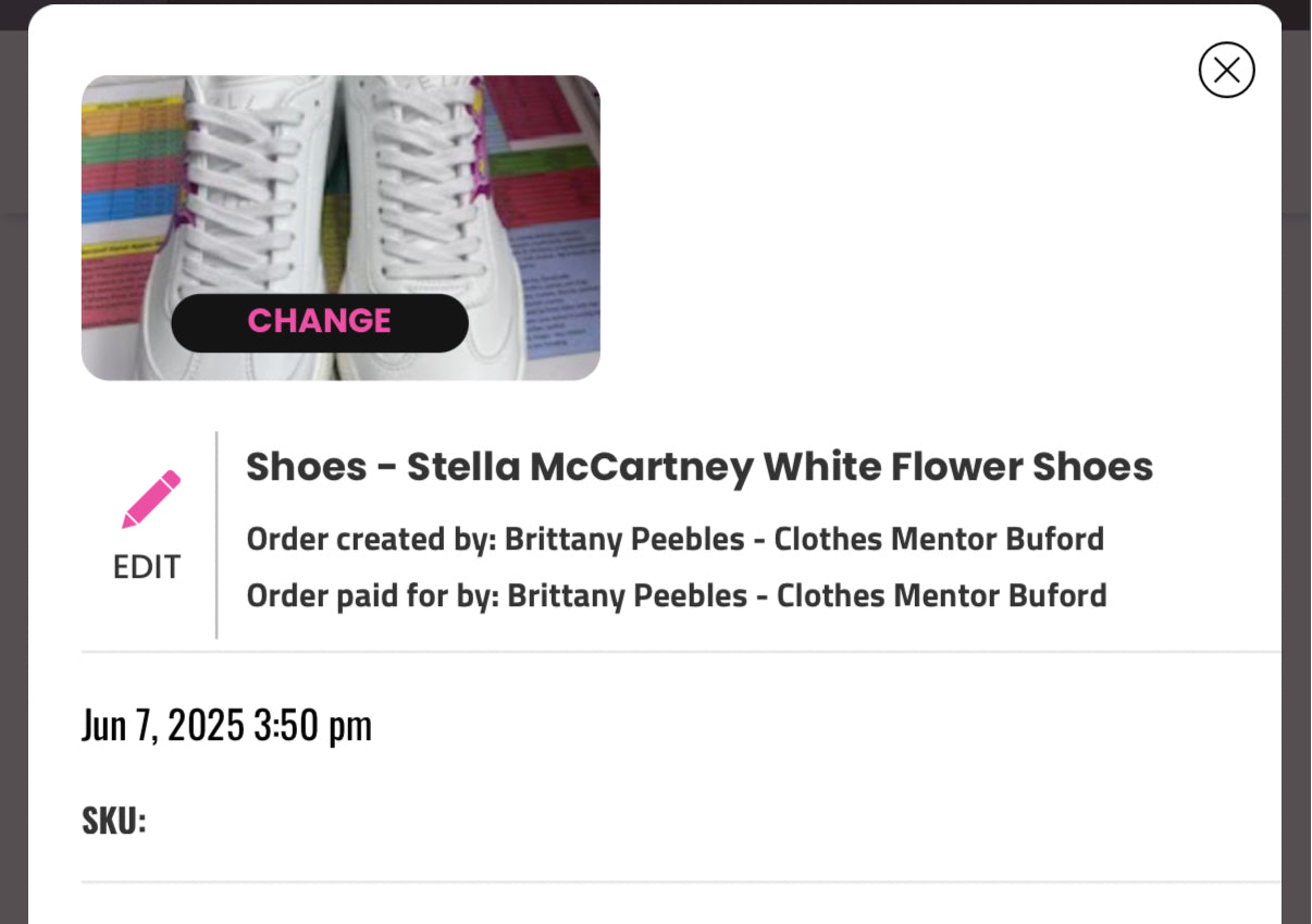 Shoes Luxury Designer By Stella Mccartney In Pink & White, Size: 10