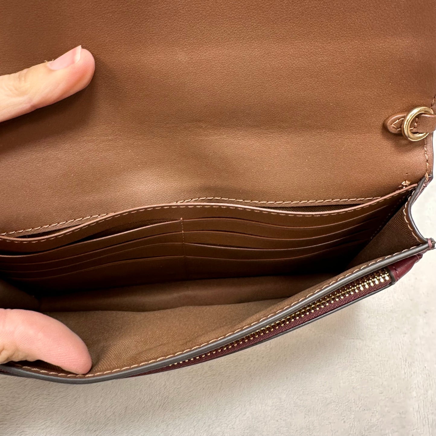 Crossbody Designer By Coach, Size: Small