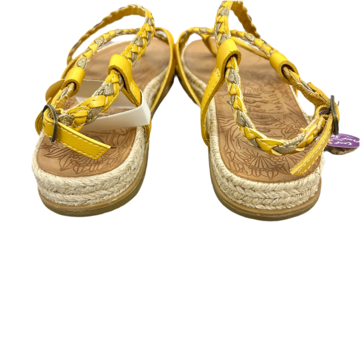 Sandals Flats By Blowfish In Yellow, Size: 10