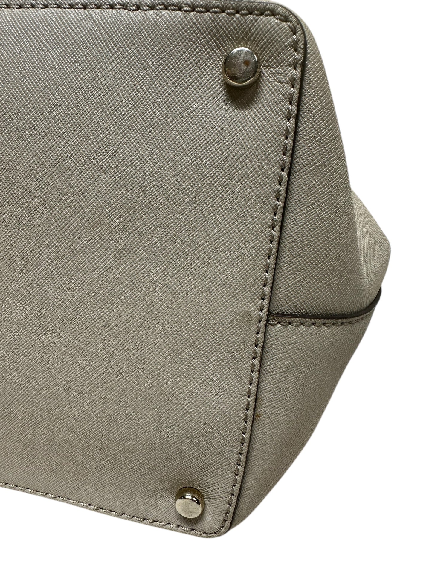 Handbag Designer By Kate Spade In Beige, Size:Large
