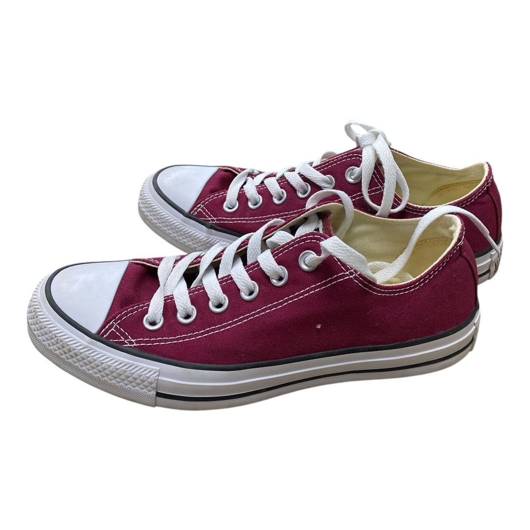 Shoes Sneakers By Converse In Maroon, Size:7.5