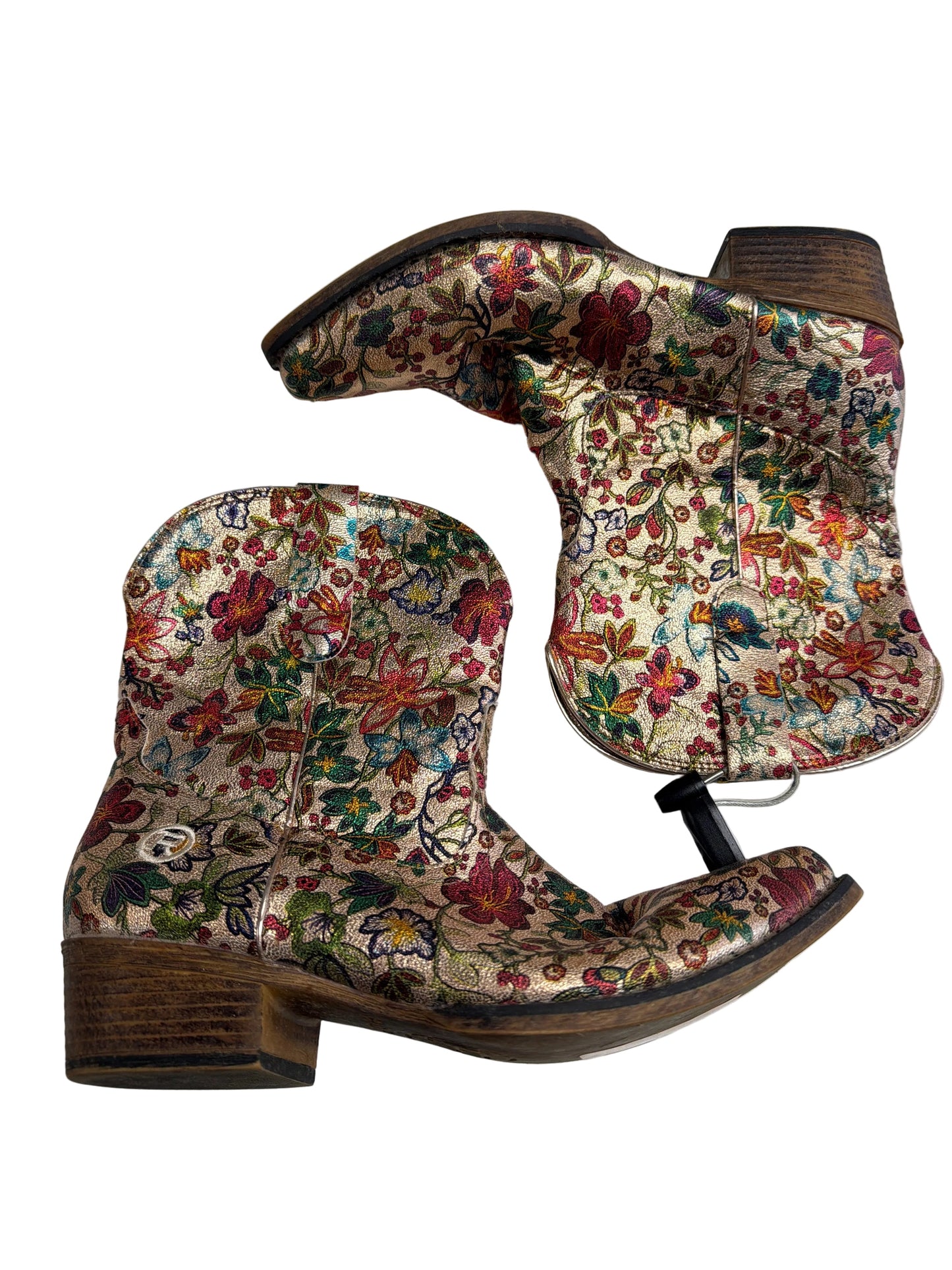 Boots Western By Roper In Floral Print, Size:11