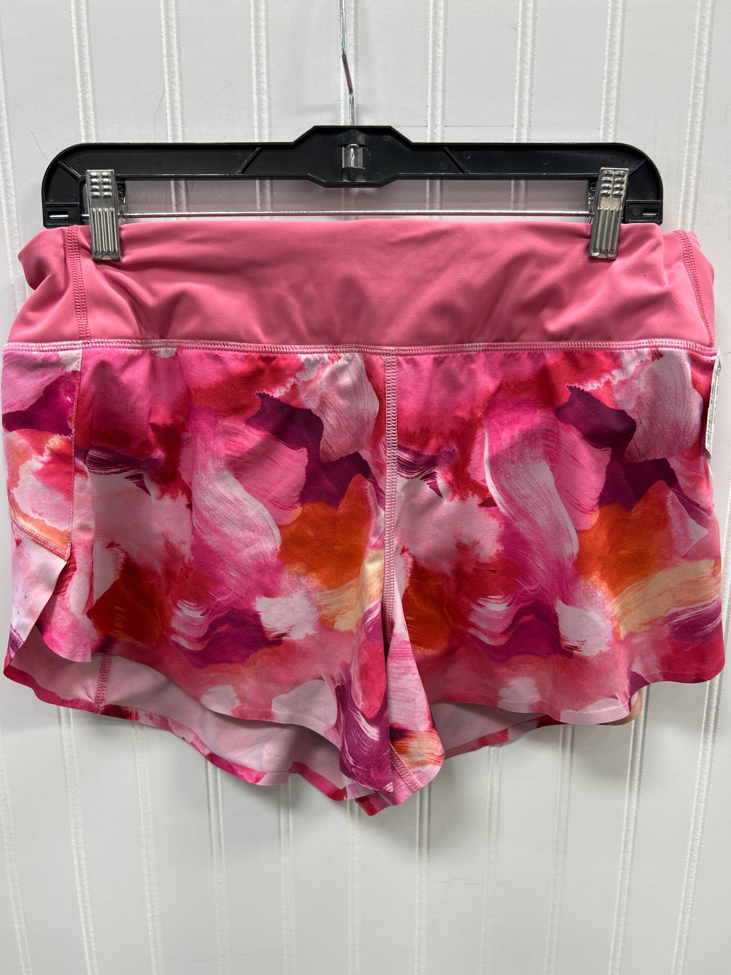 Athletic Shorts By Athleta In Pink, Size:L