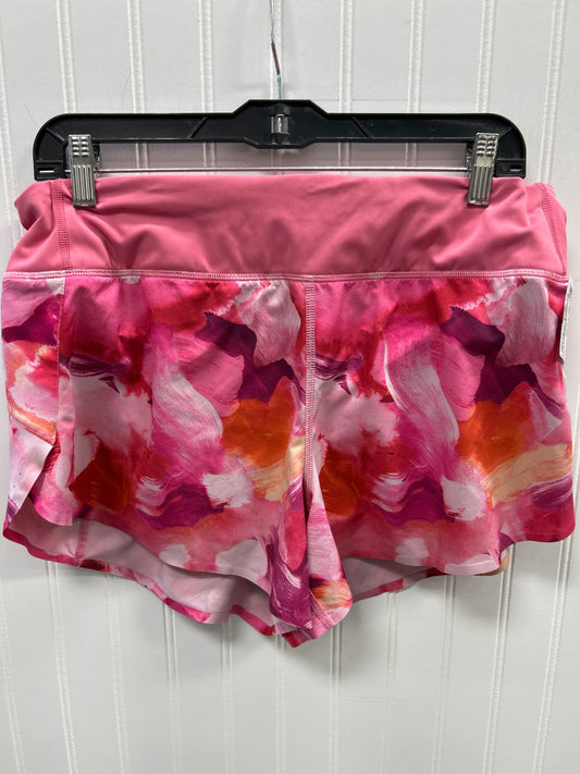 Athletic Shorts By Athleta In Pink, Size:L