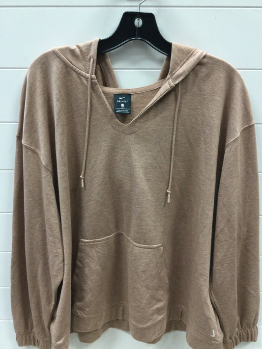 Athletic Top Ls Hoodie By Nike Apparel In Brown, Size:2X