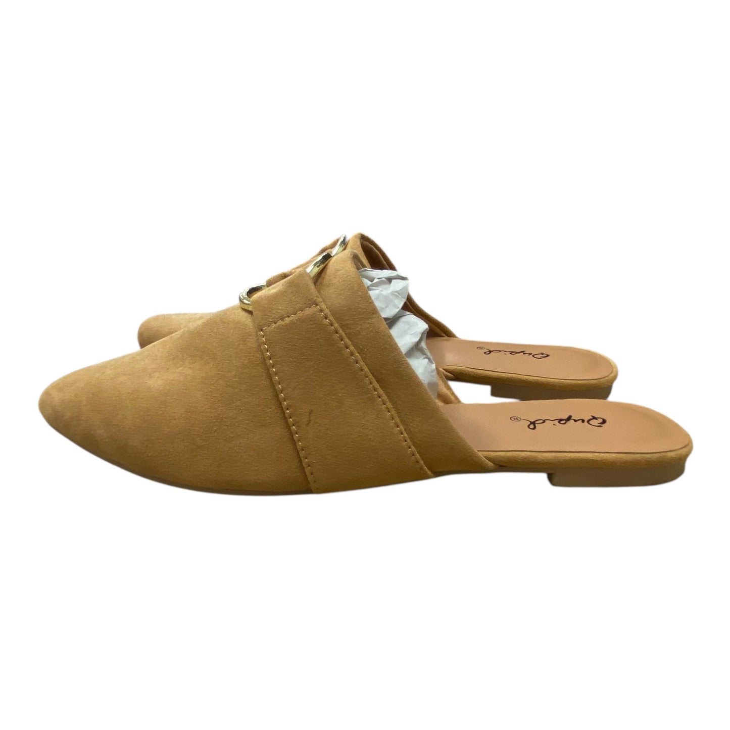 Shoes Flats By Qupid In Tan, Size:7.5