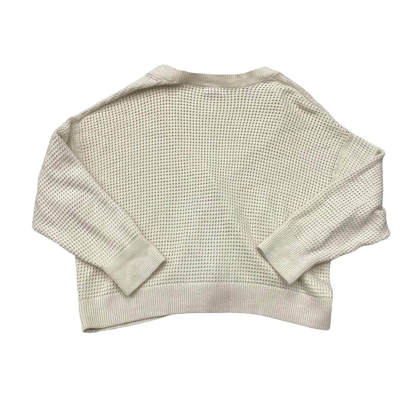 Sweater Cardigan By Banana Republic In Cream, Size:Xl