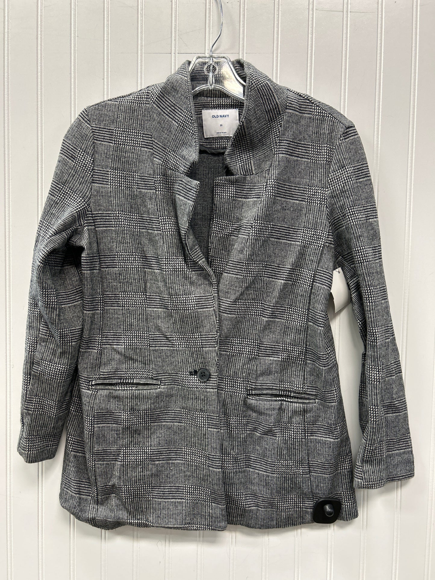 Blazer By Old Navy In Black & White, Size:Xs