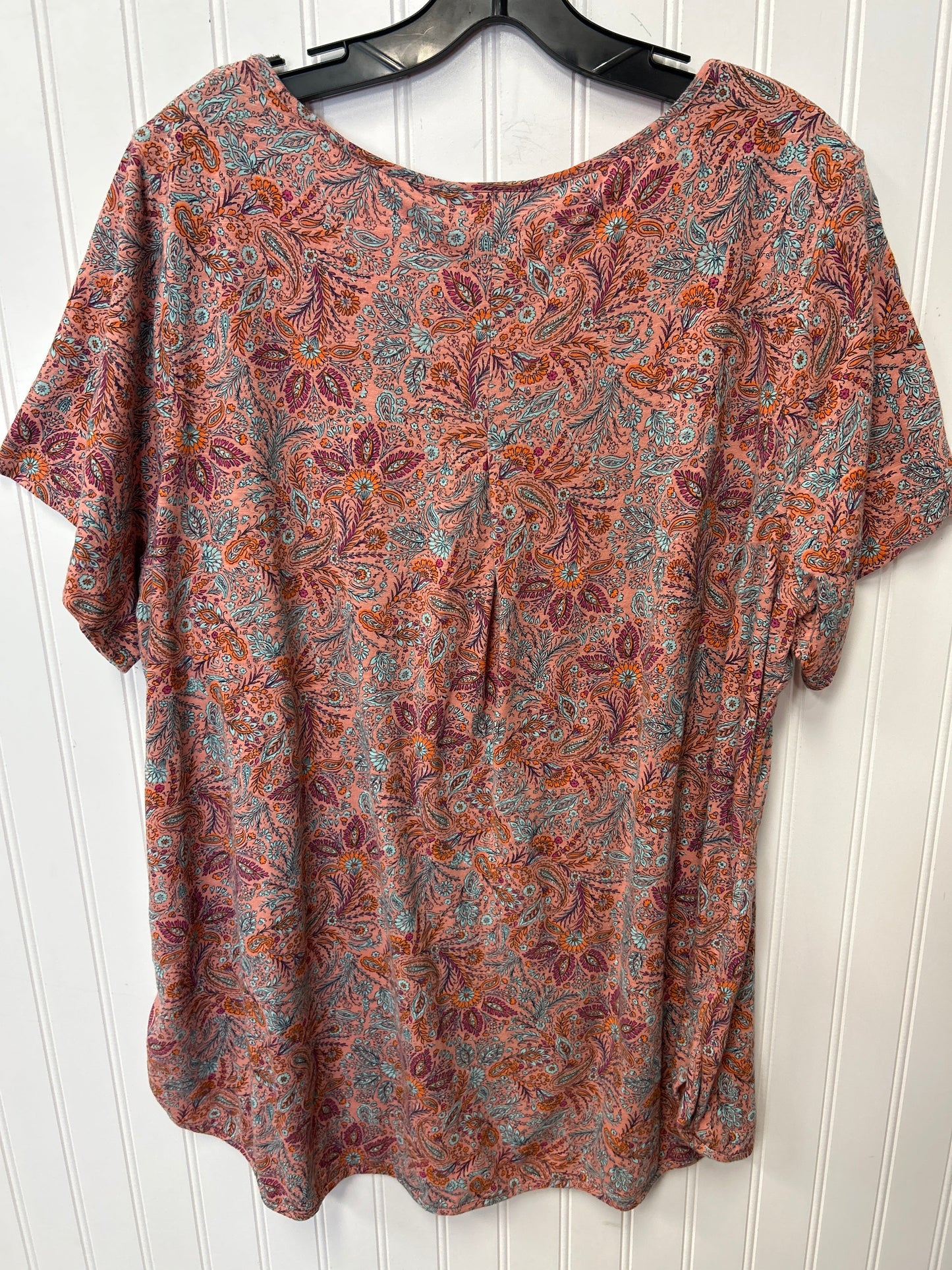 Top Ss By J. Jill In Orange, Size:2X