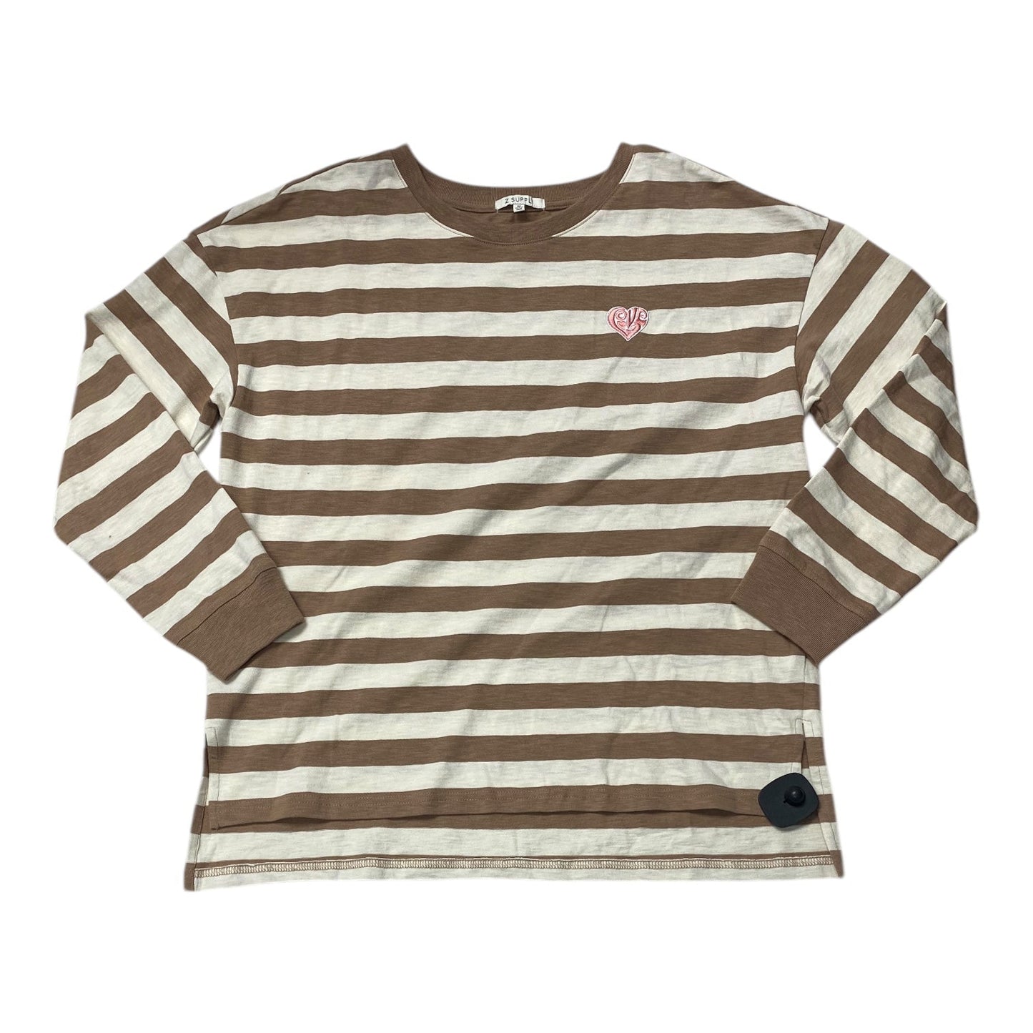 Top Ls Basic By Z Supply In Striped Pattern, Size:M