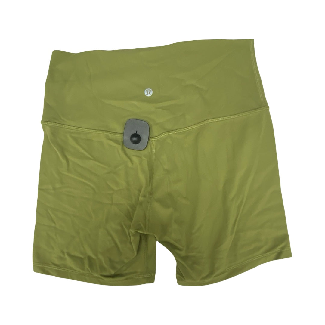 Athletic Shorts By Lululemon In Green, Size:6