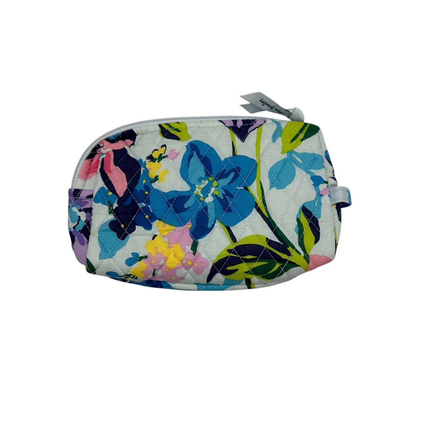 Makeup Bag By Vera Bradley In Blue & Purple, Size:Medium