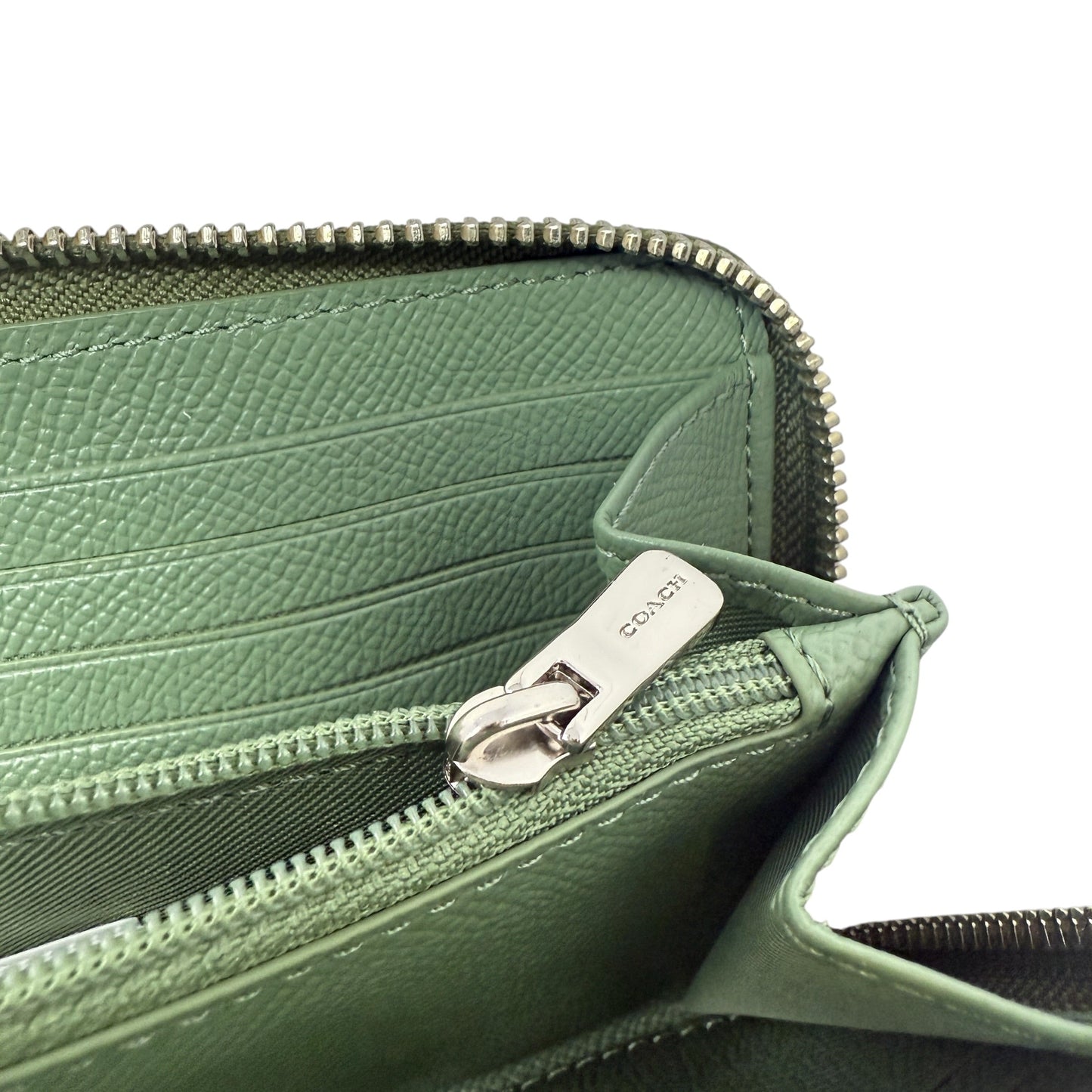 Accordion Zip Wallet Designer By Coach, Size: Large