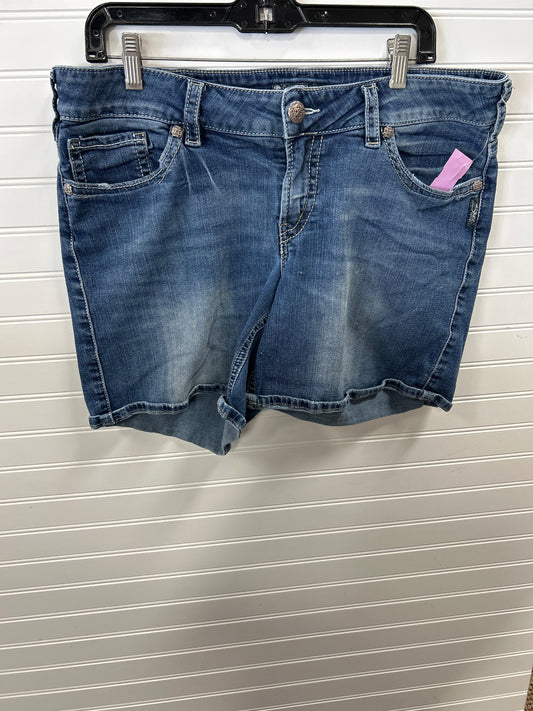 Shorts By Silver In Blue Denim, Size:16