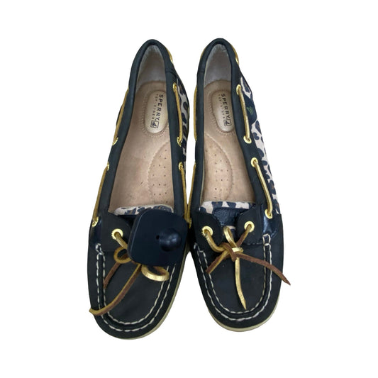 Shoes Flats By Sperry In Animal Print, Size:8.5