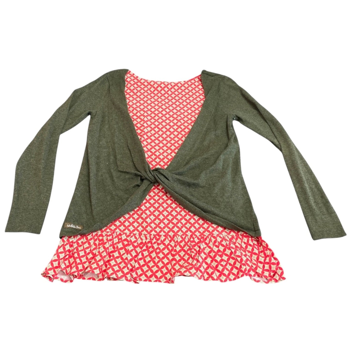 Top Long Sleeve By Matilda Jane In Green, Size: Xs
