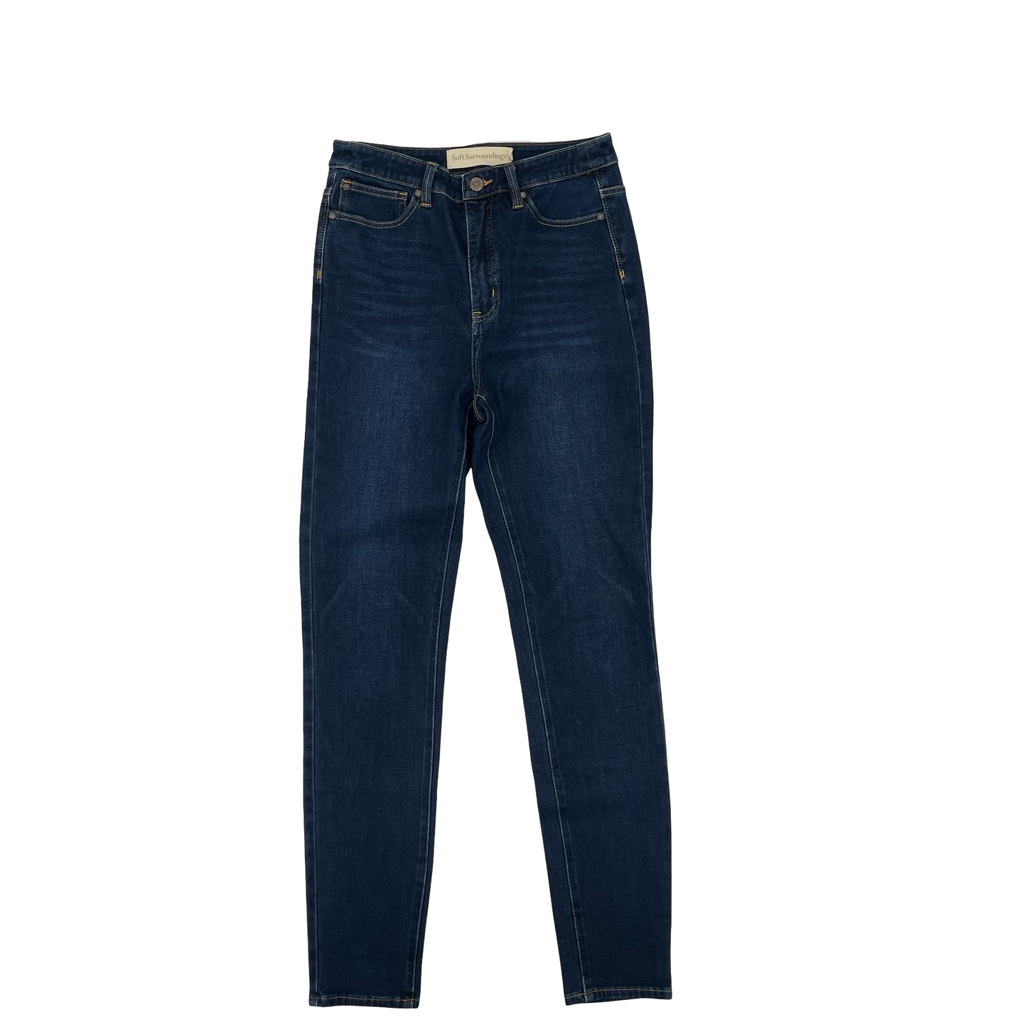 Jeans Skinny By Soft Surroundings In Blue Denim, Size:6L