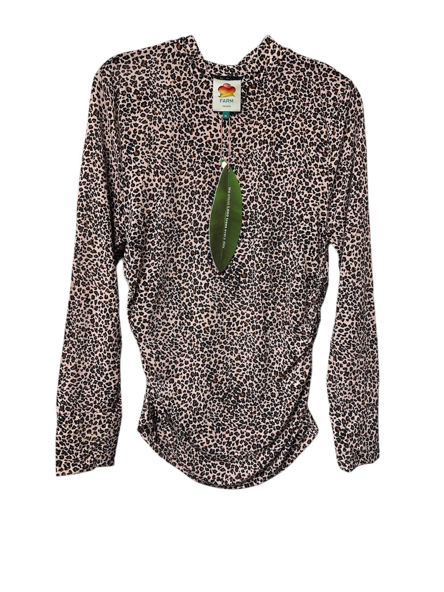 Top Ls By Farm Rio In Animal Print, Size:Xl