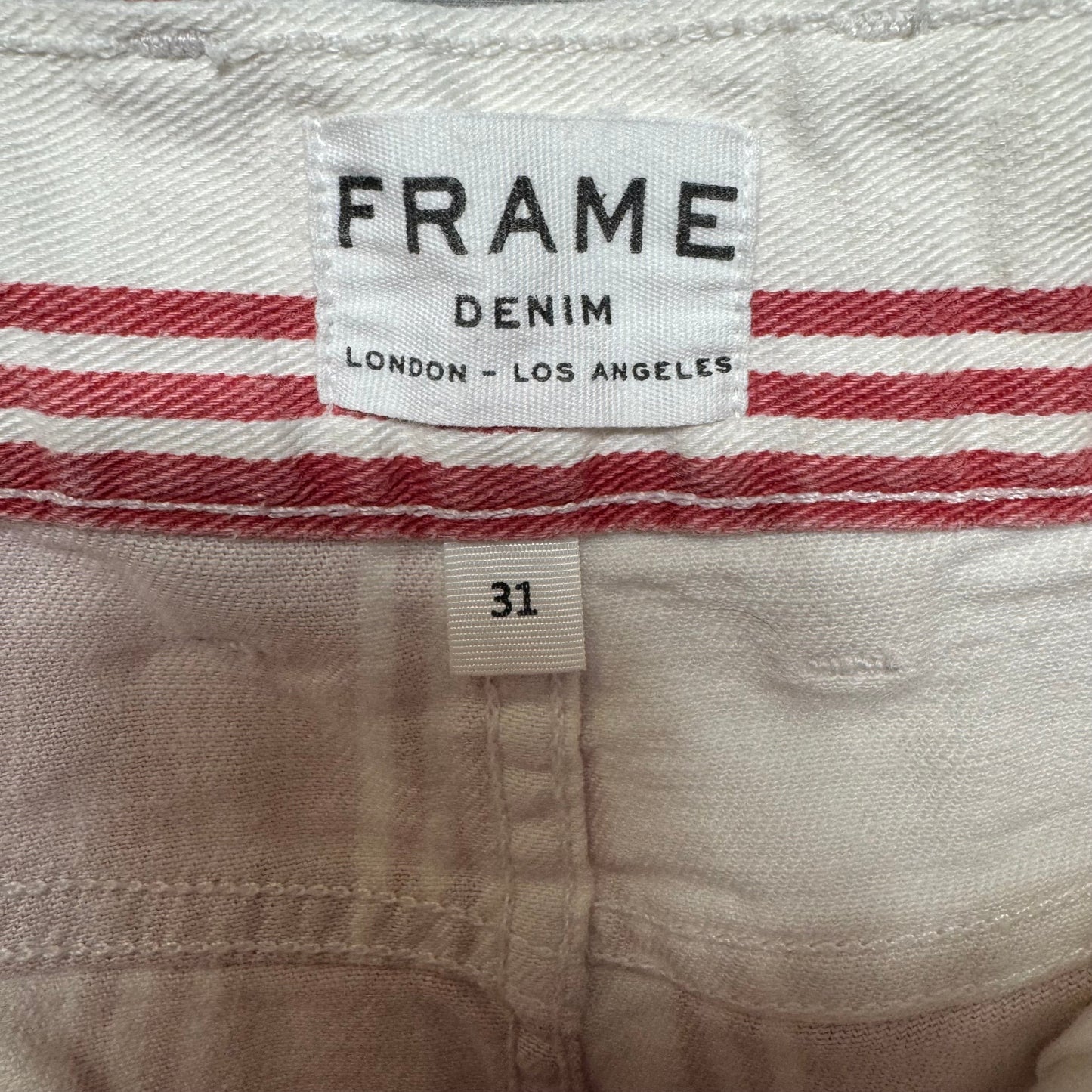 Pants Ankle By Frame In Striped Pattern, Size: 12/31