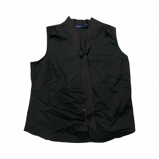 Top Sleeveless By Eloquii In Black, Size:18