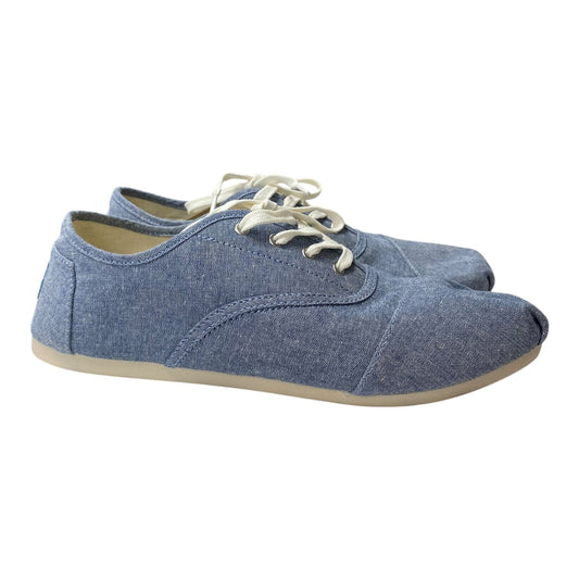 Shoes Flats By Toms In Blue, Size:10