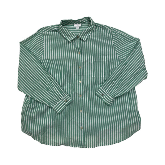 Top Ls By J. Jill In Green, Size:2X