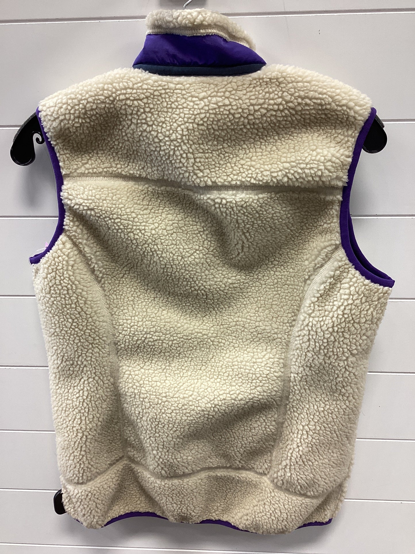 Vest Faux Fur & Sherpa By Patagonia In Cream, Size:S