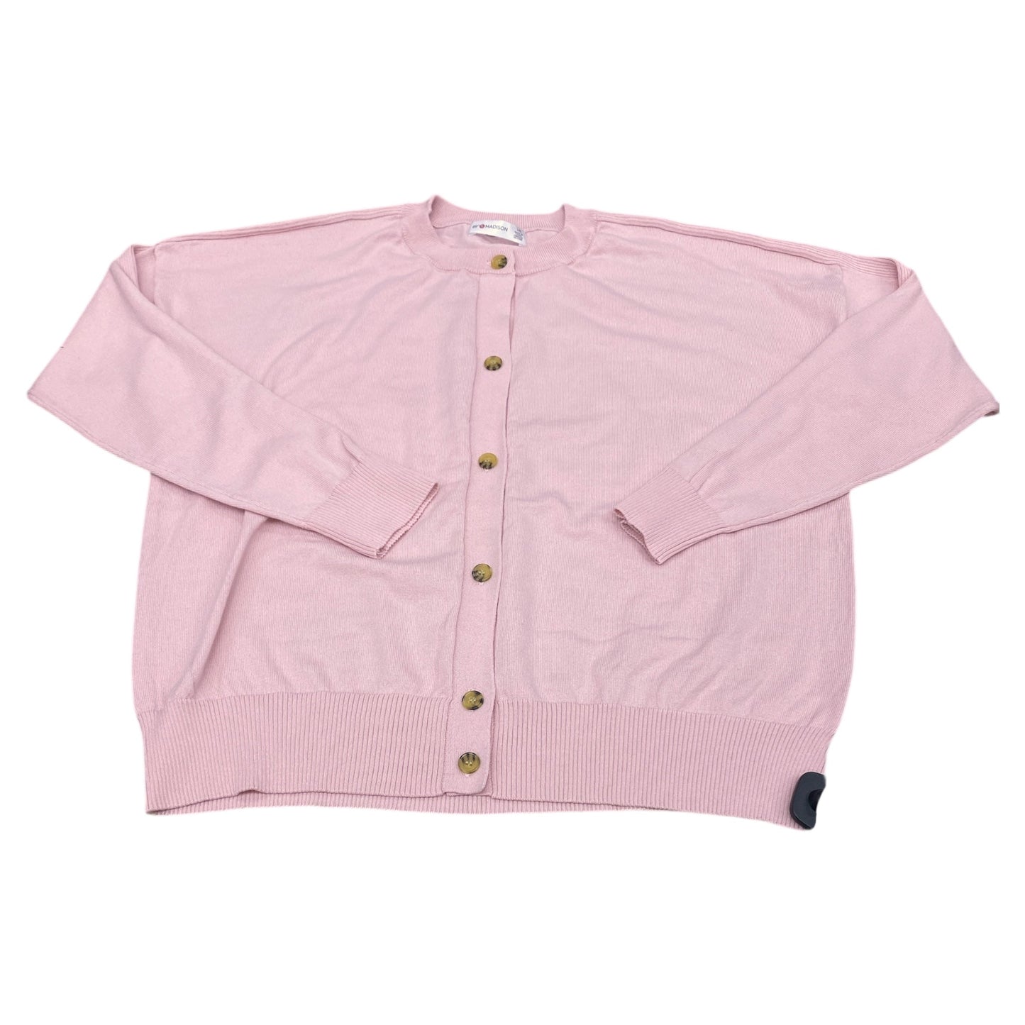 Sweater Cardigan By 89Th And Madison In Pink, Size:L