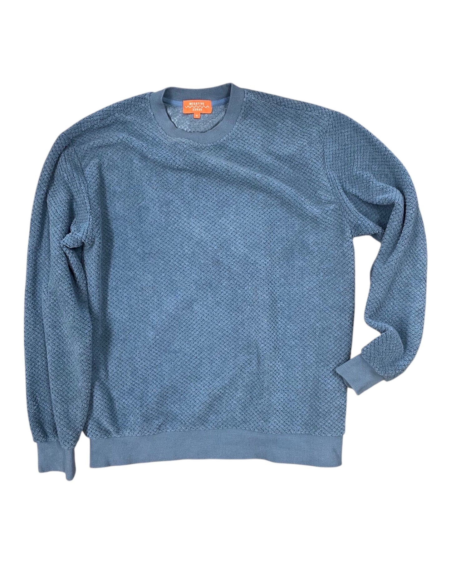Sweatshirt Crewneck By Clothes Mentor In Blue, Size:M