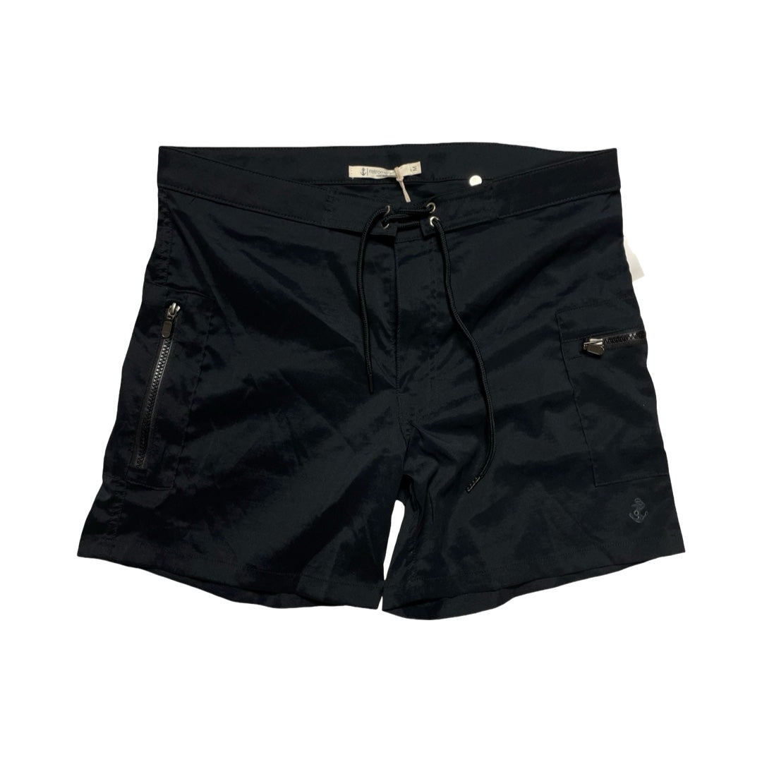 Shorts By retromarine In Black, Size:M