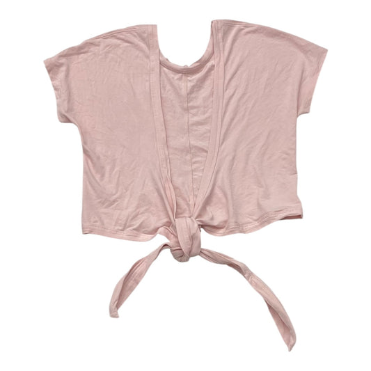 Athletic Top Ss By Lululemon In Pink, Size:2
