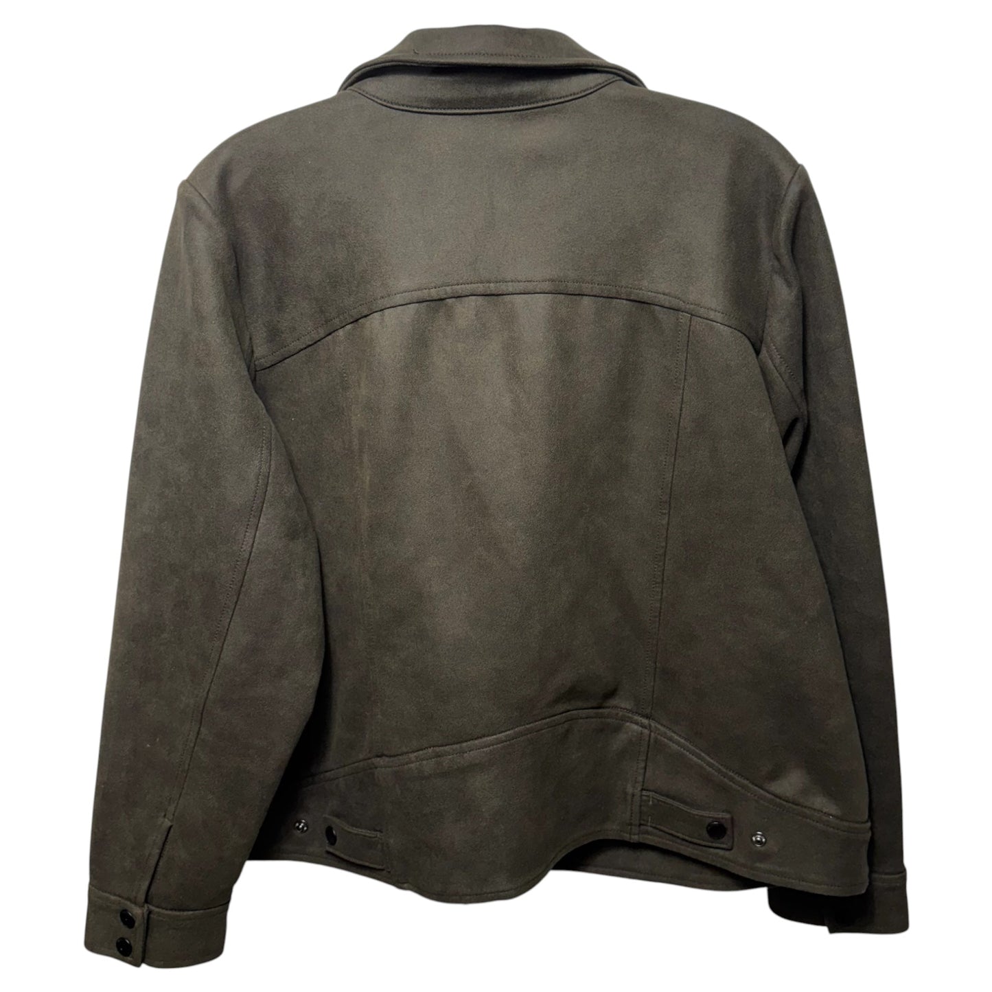 Jacket Moto By Liverpool In Green, Size: 2x