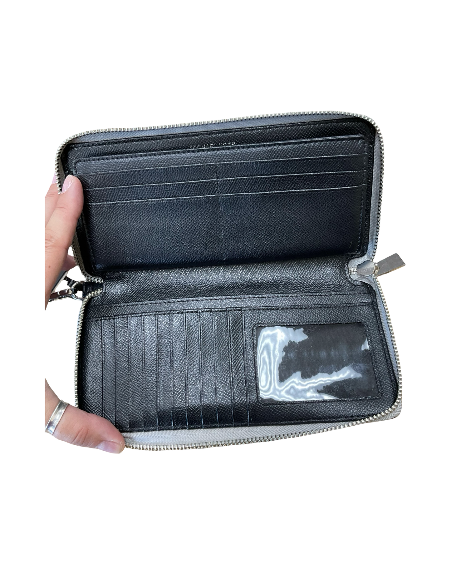 Wristlet Designer By Michael Kors In Silver, Size:Large