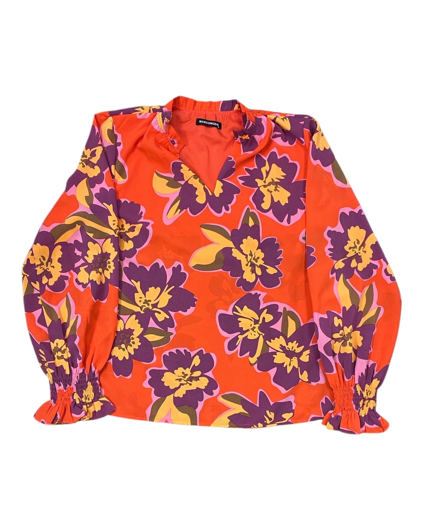Top Ls By Clothes Mentor In Orange, Size:M