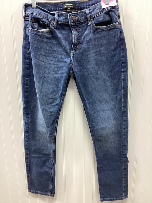 Jeans Skinny By Banana Republic In Blue Denim, Size:2