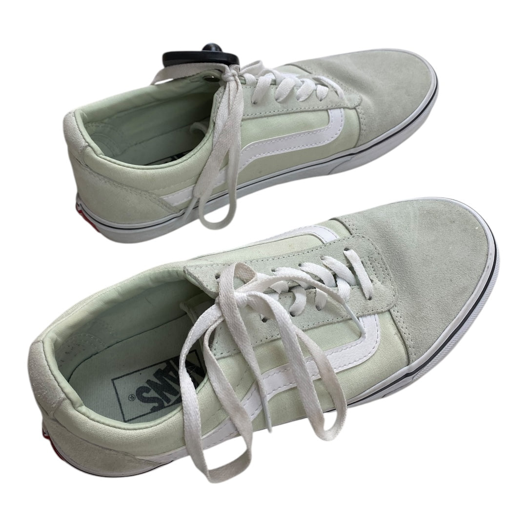 Shoes Athletic By Vans In Green, Size:9.5