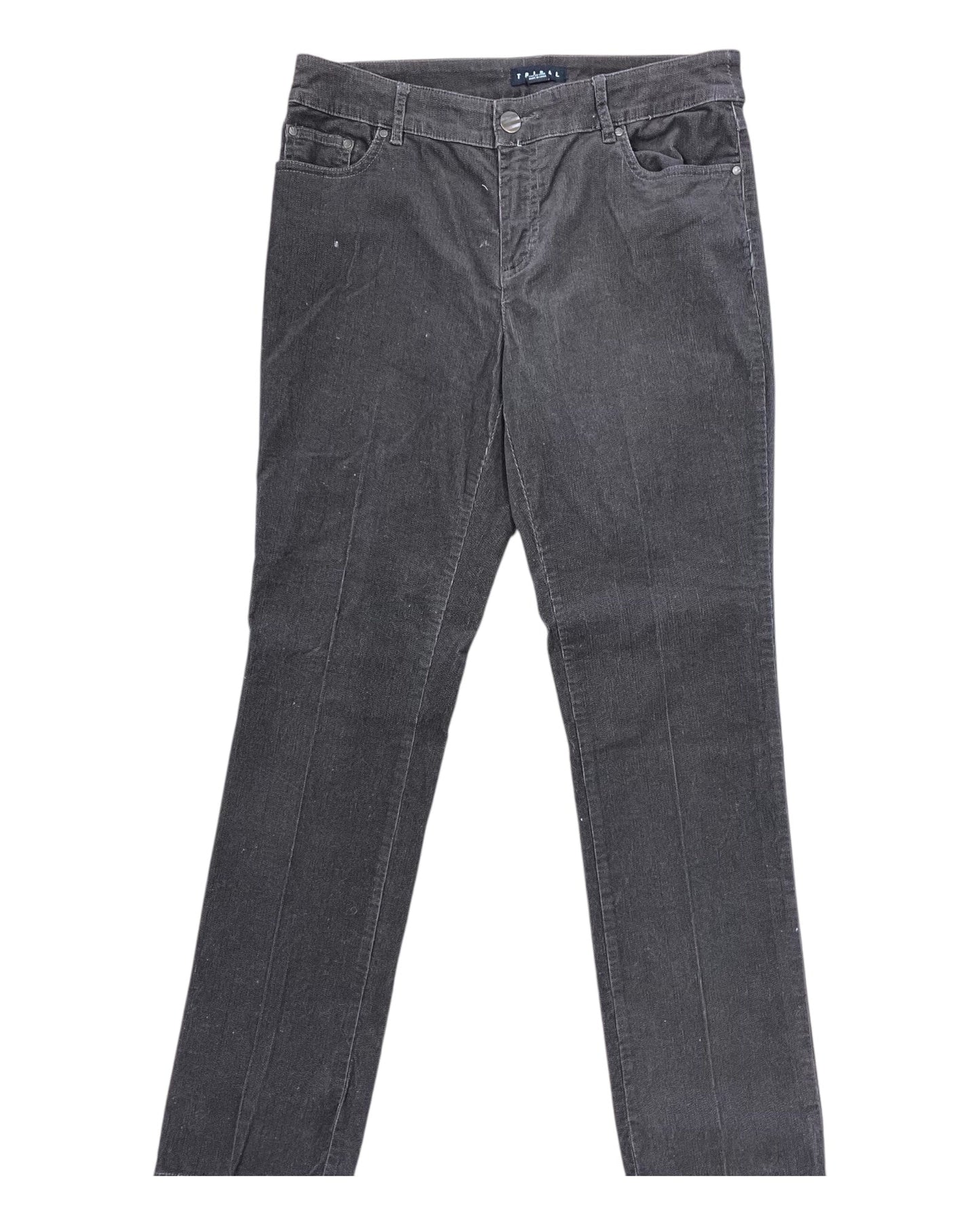 Pants Corduroy By Tribal In Brown, Size:8