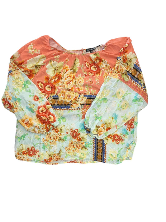 Top Ls By Tolani Collection In Orange, Size:3X