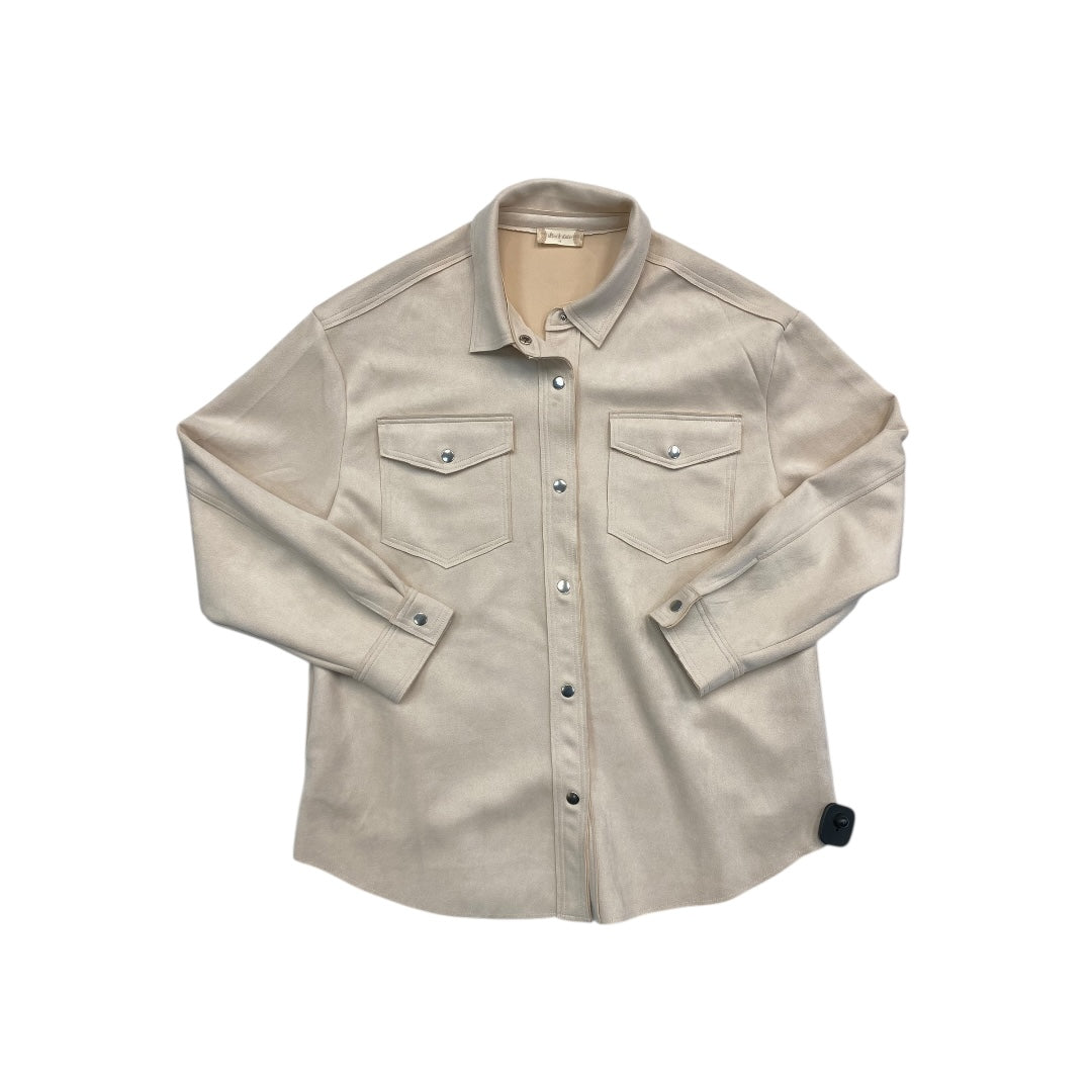 Blazer By Altard State In Tan, Size:M