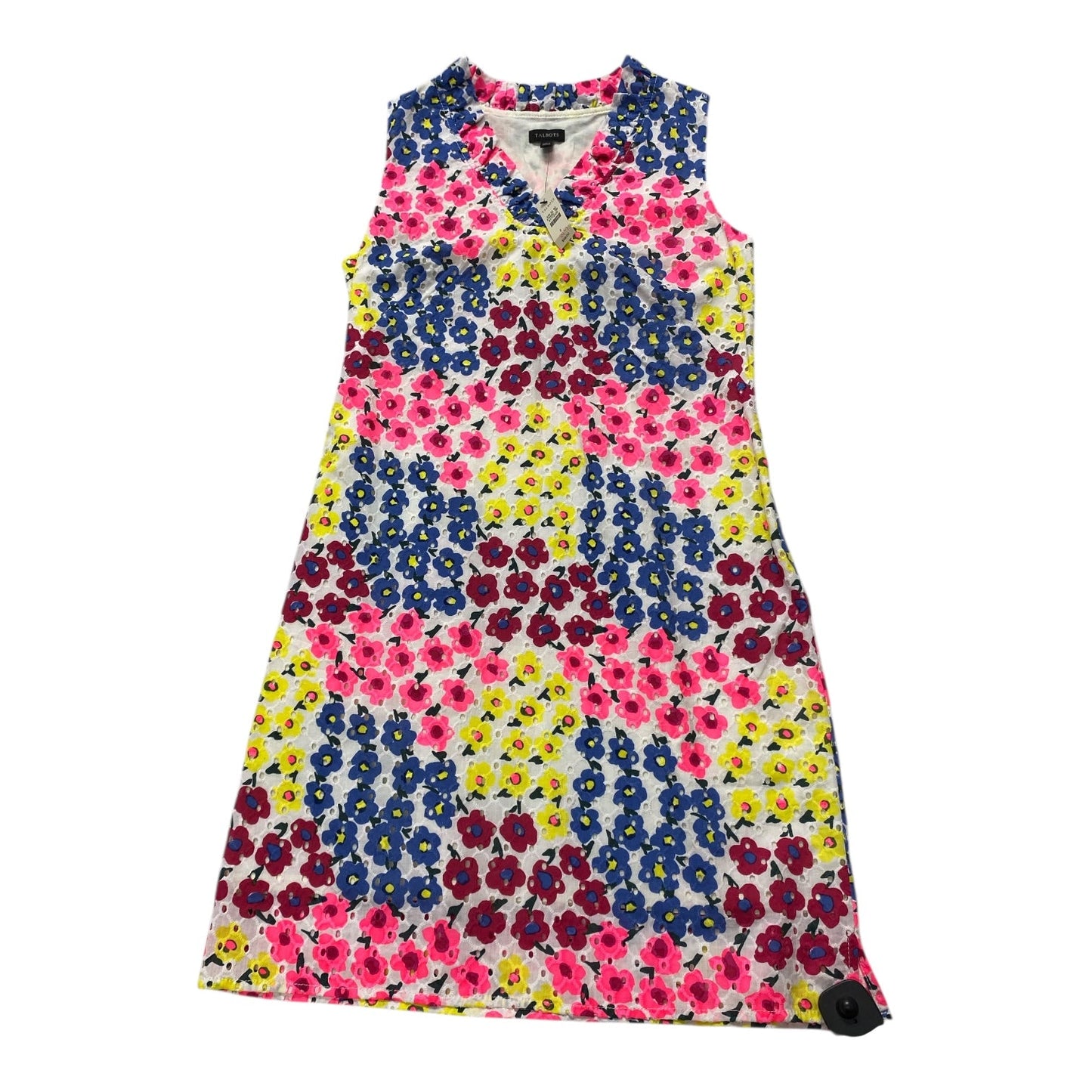 Dress Casual Midi By Talbots In Floral Print, Size:M