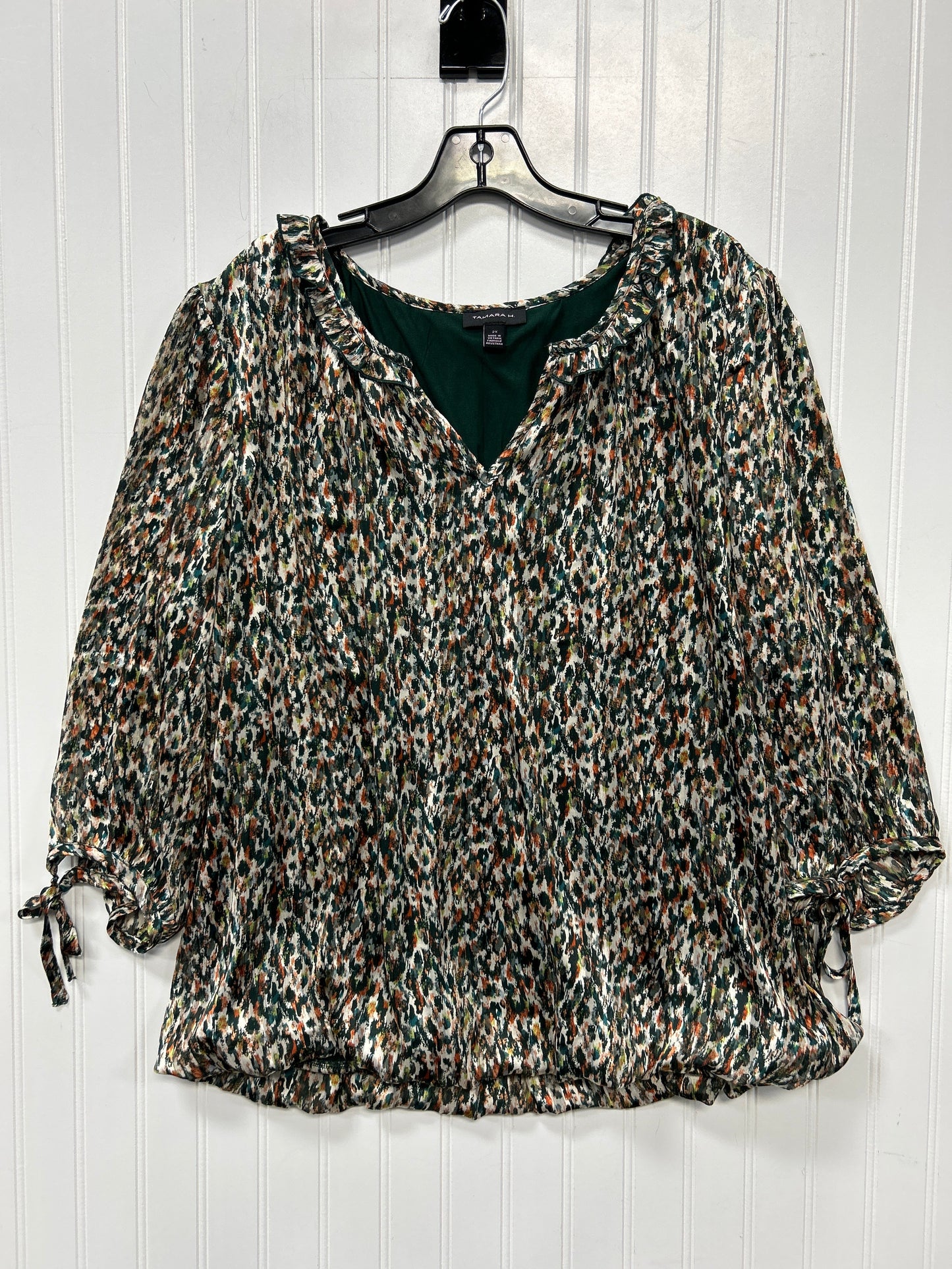 Top Ls By Tamara H In Green, Size:2X