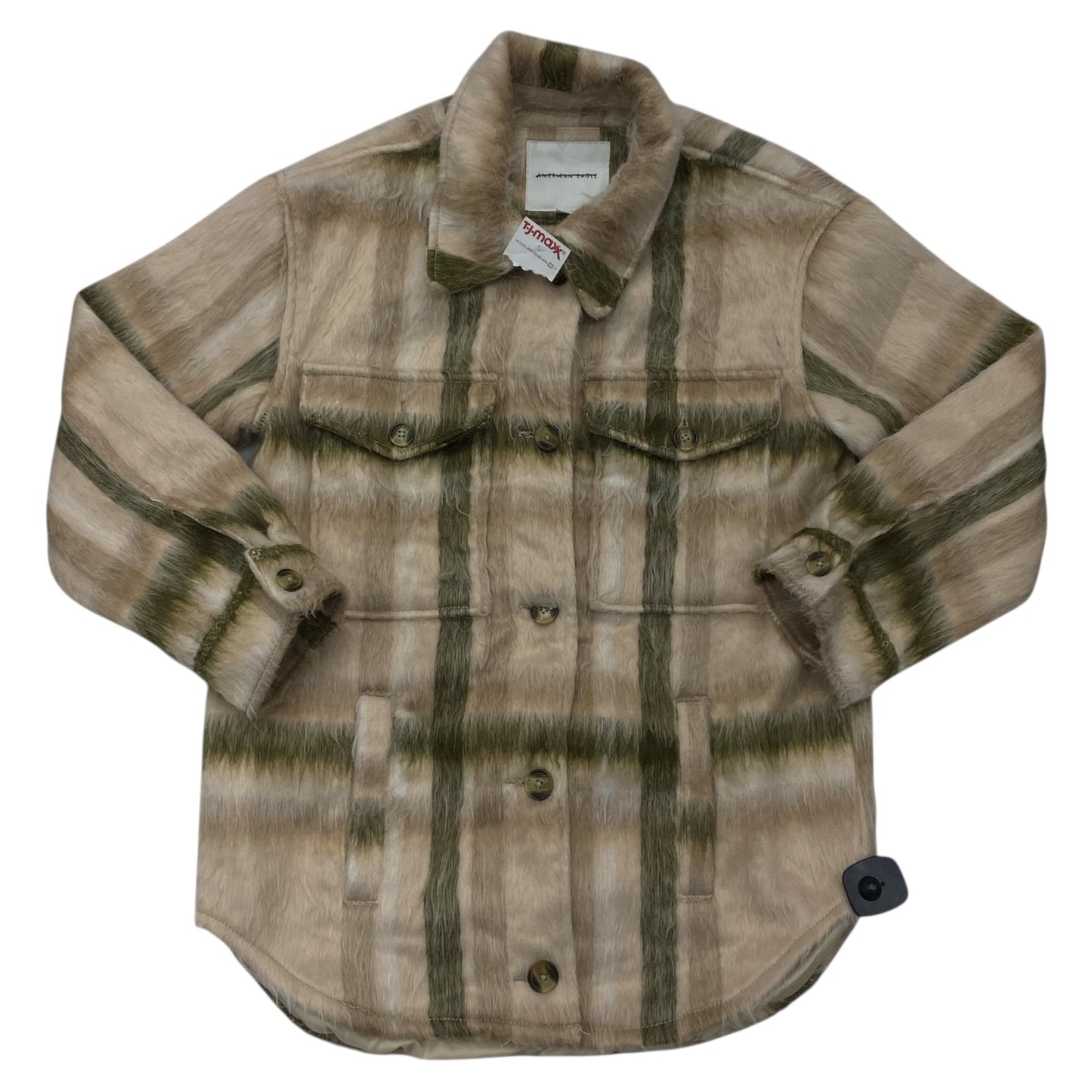 Jacket Shirt By American Eagle In Multi, Size:Xs