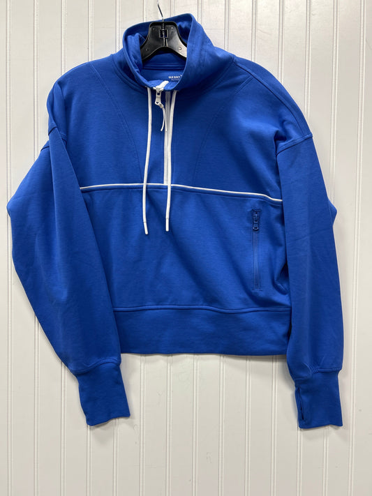 Athletic Top Ls Collar By Old Navy In Blue, Size:M