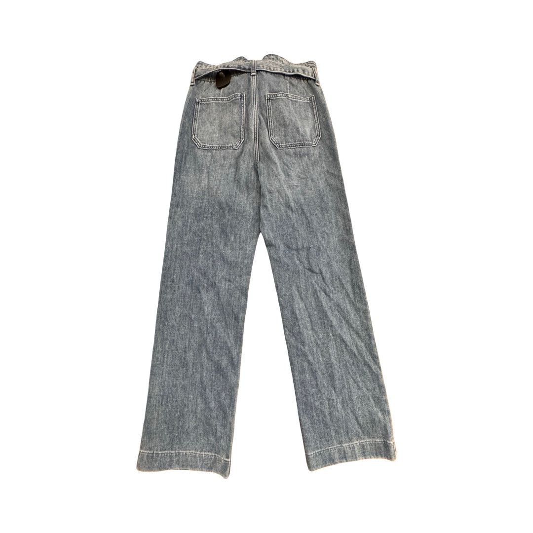 Jeans Straight By J. Crew In Blue Denim, Size:0