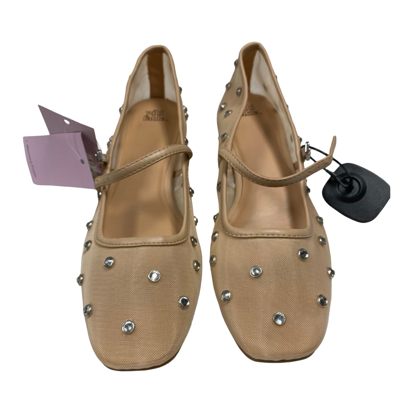 Shoes Flats By Wild Fable In Silver & Tan, Size:7.5