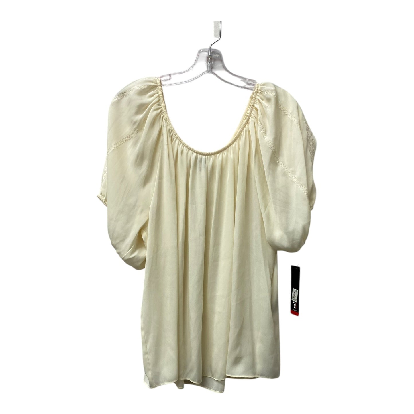 Top Ss By Rafaella In Cream, Size:2X